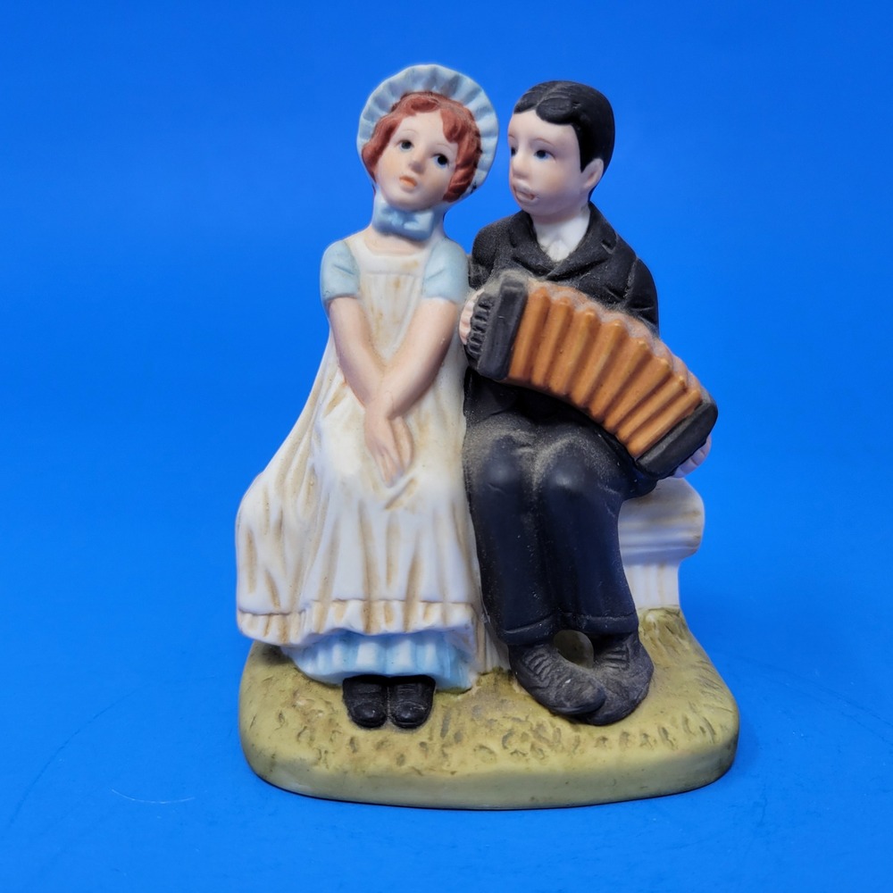 Danbury Mint Norman‎ Rockwell The Accordionist Porcelain Figurine 1990 Vintage